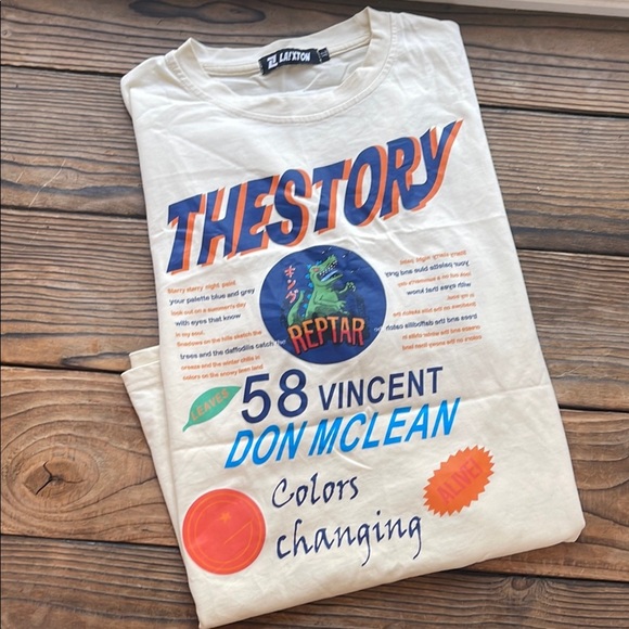 Aelfric Eden T-Shirt The Story Graphic Tee - Picture 1 of 4